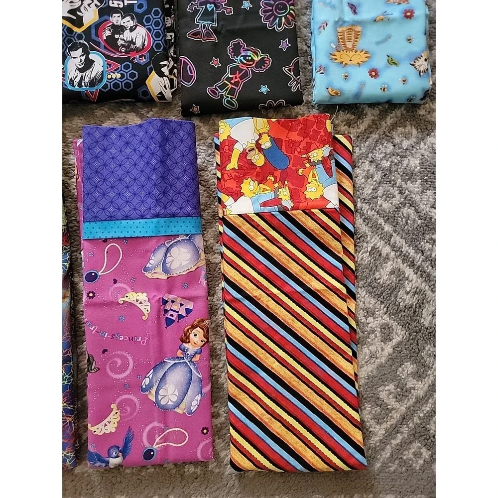 LOT of 13 NEW Handcrafted PILLOW CASES Kids Theme Nemo Sponge Bob